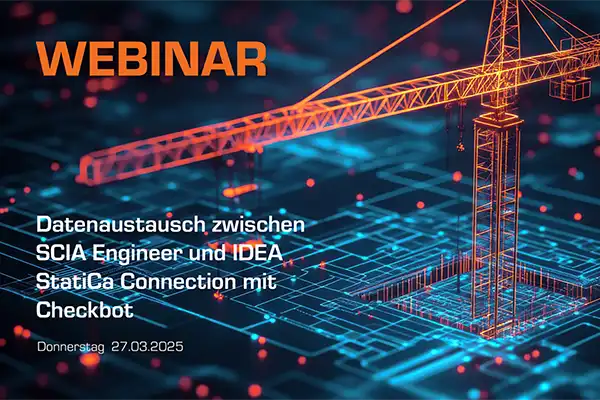Illustration Datenaustausch SCIA Engineer und IDEA StatiCa Connection